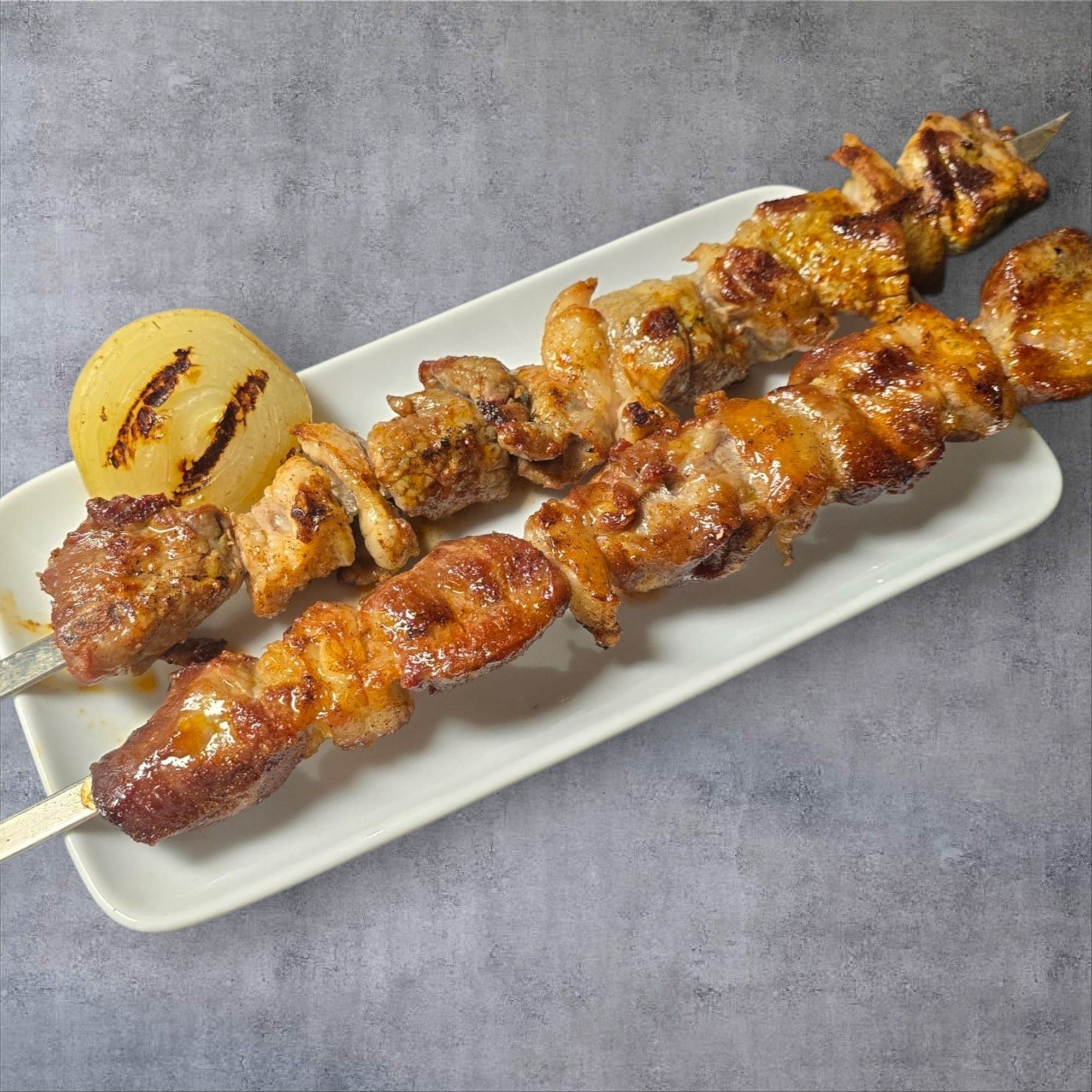Lamb Shish Kebab.