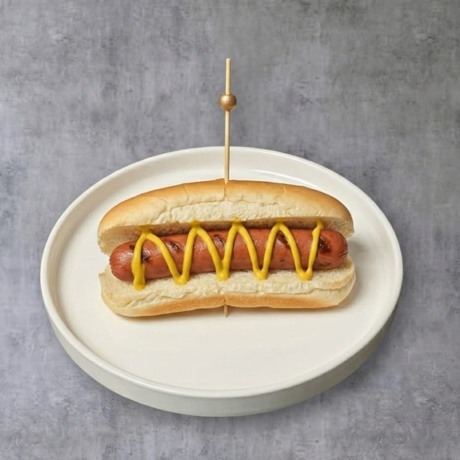 Hot Dog in a Bun.