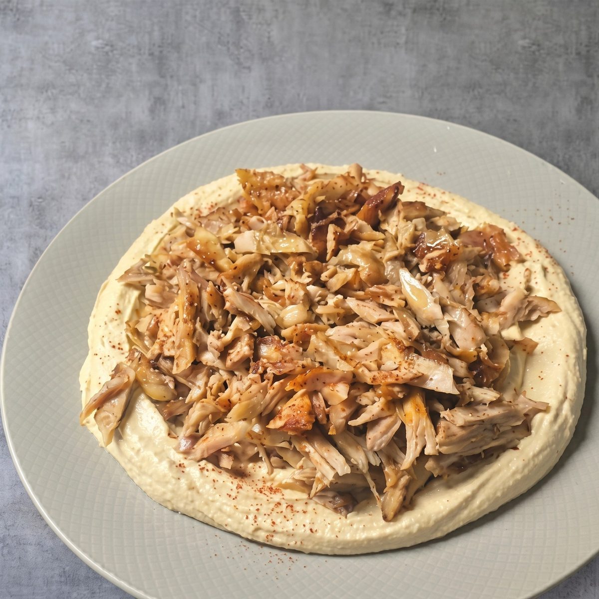 Shawarma on Hummus